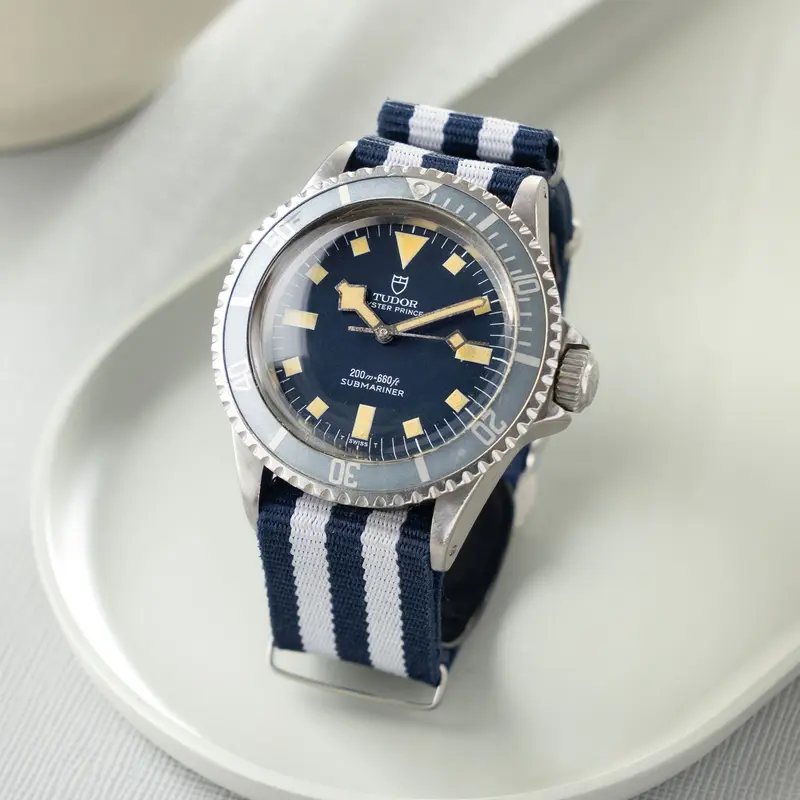 Tudor Submariner MN82 Marine Nationale ref 9410/0 Blue Snowflake Dial