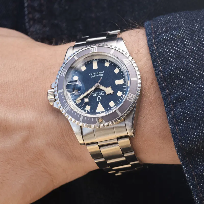 Tudor Submariner Snowflake 9411/0 Blaues Zifferblatt