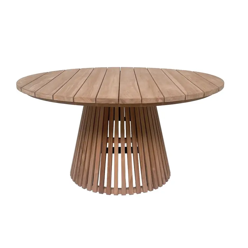 Tuintafel Cindo Teakhout Ø150cm Livingfurn