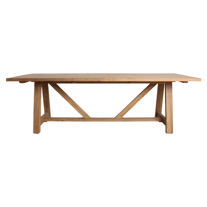 Tuintafel Soleado 240cm FSC Gerecycled Teakhout Raw Materials