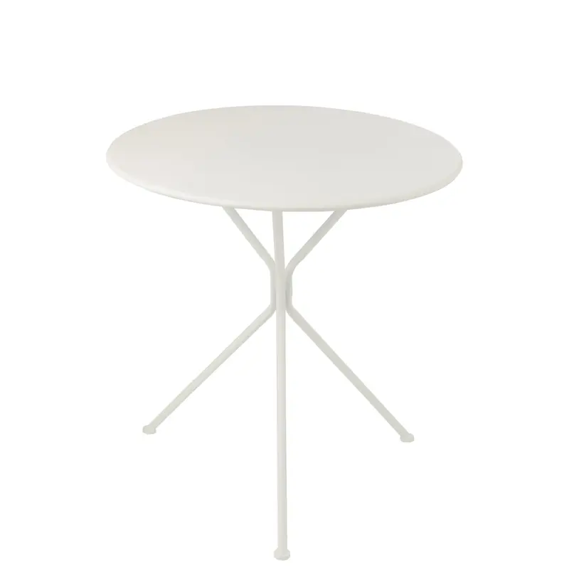 Tuintafel Tripod Rond Metaal Wit Large J-Line