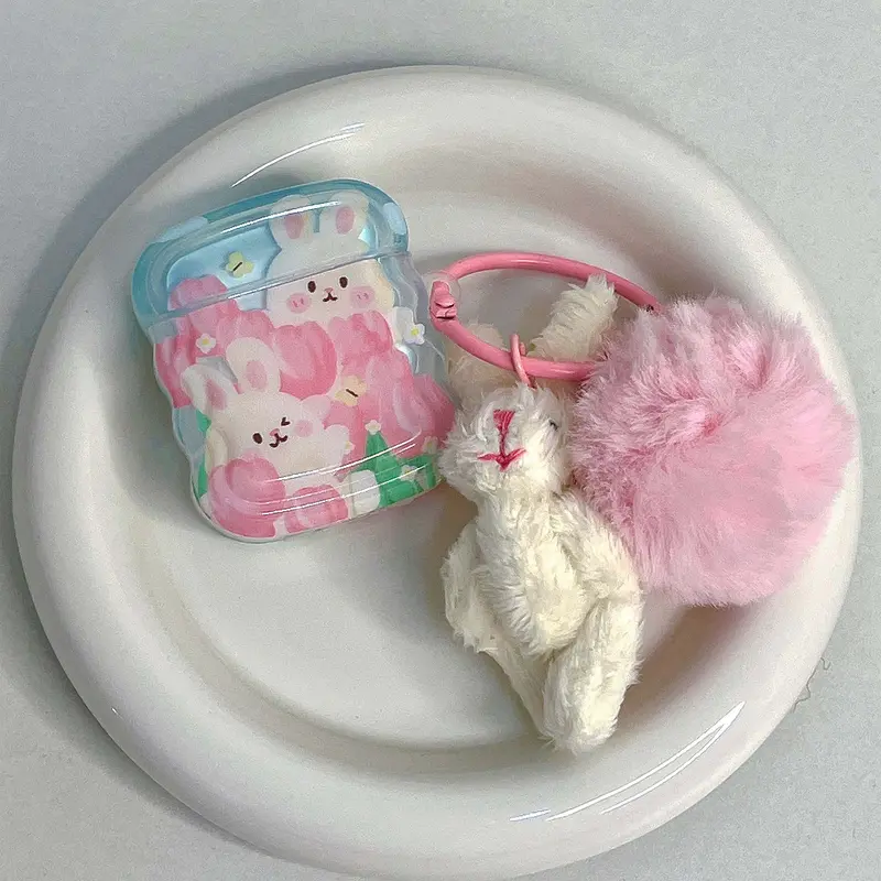 Tulip Bunnies AirPod Case Cover