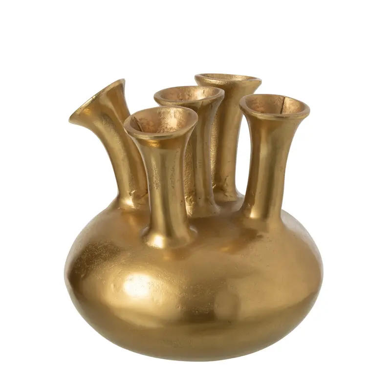 Tulpenvaas Aluminium Goud J-Line