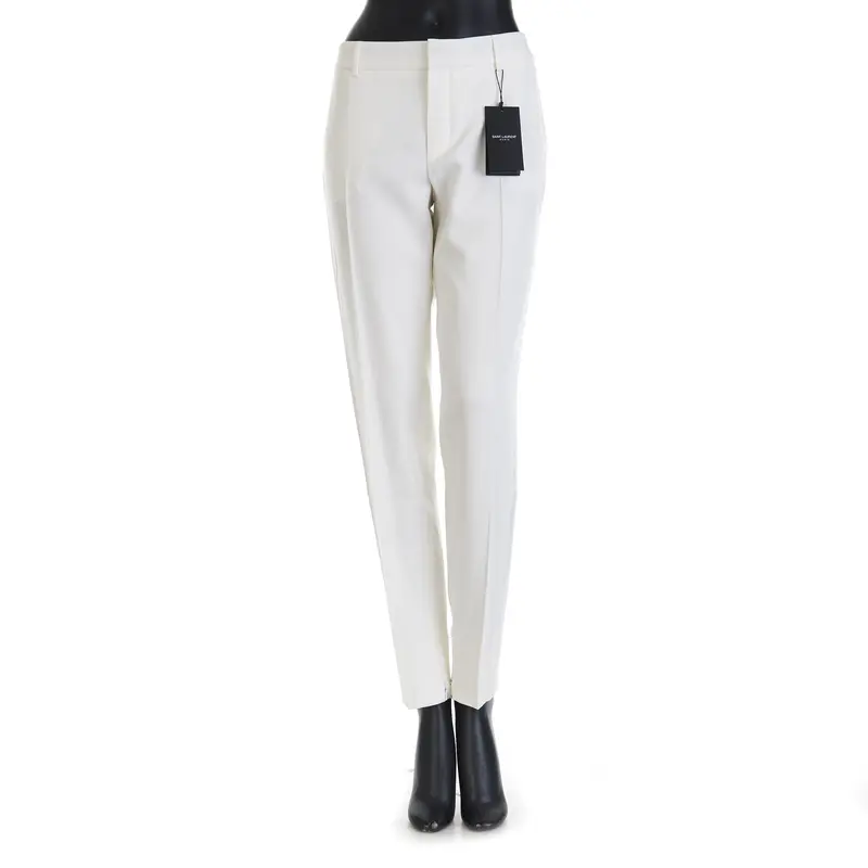 Tuxedo Pants In Grain De Poudre
