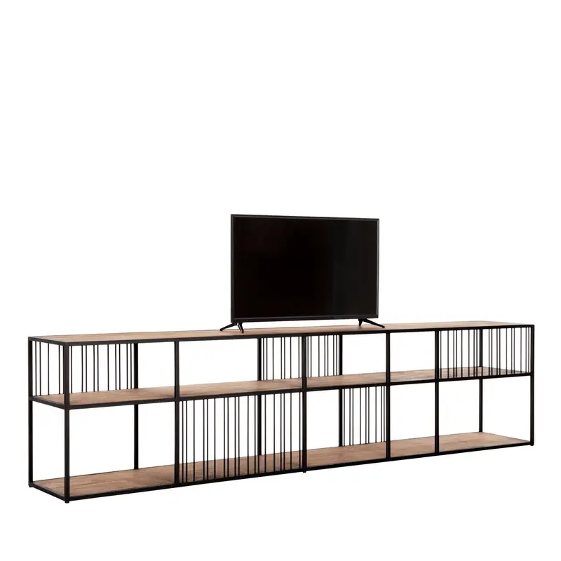 TV-Meubel Barra Gerecycled Teakhout Naturel Large 225cm DTP Home