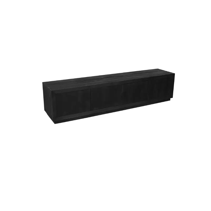 TV-meubel Brussel Mangohout Zwart 200cm Starfurn