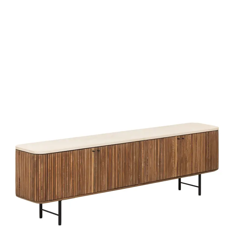 TV-Meubel Lagoon Teakhout Mortex Naturel Staand 140cm DTP Home