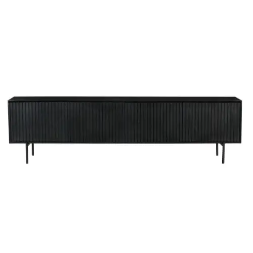 TV-meubel Madison Mangohout Zwart 210cm Starfurn