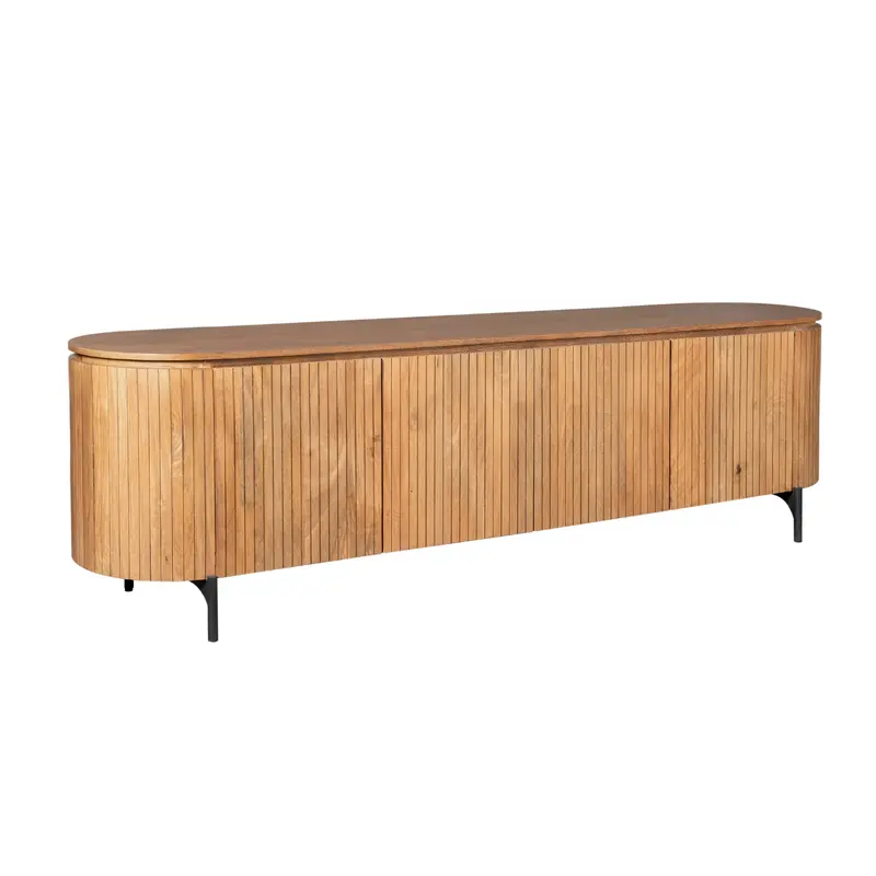 Tv Meubel Solana Mangohout Naturel 210cm Starfurn