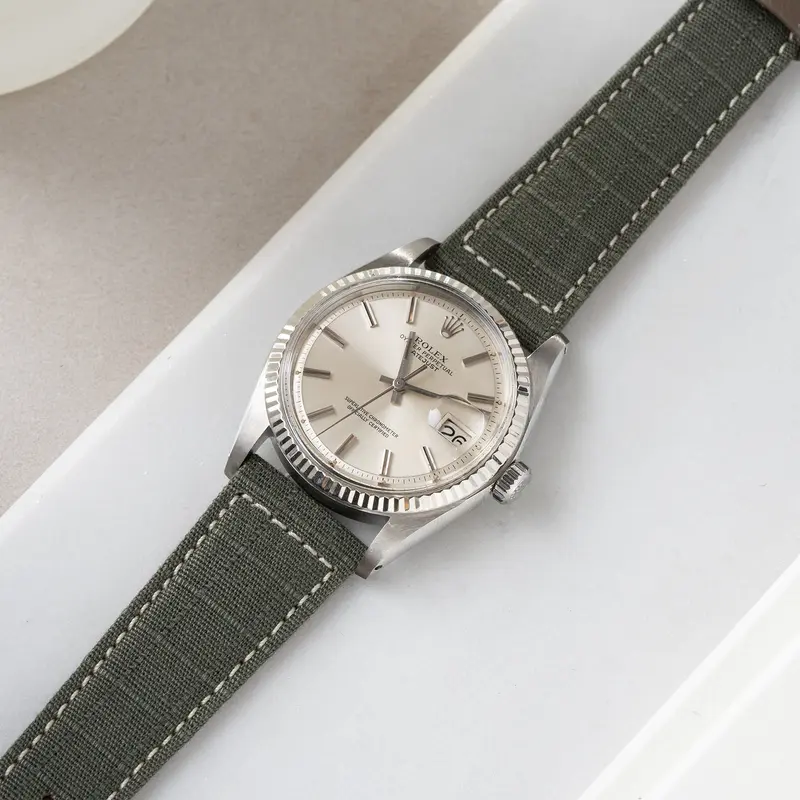 Uhrenarmband für Rolex Datejust 1601 1603 16014 16030 - The Olive Ripstop