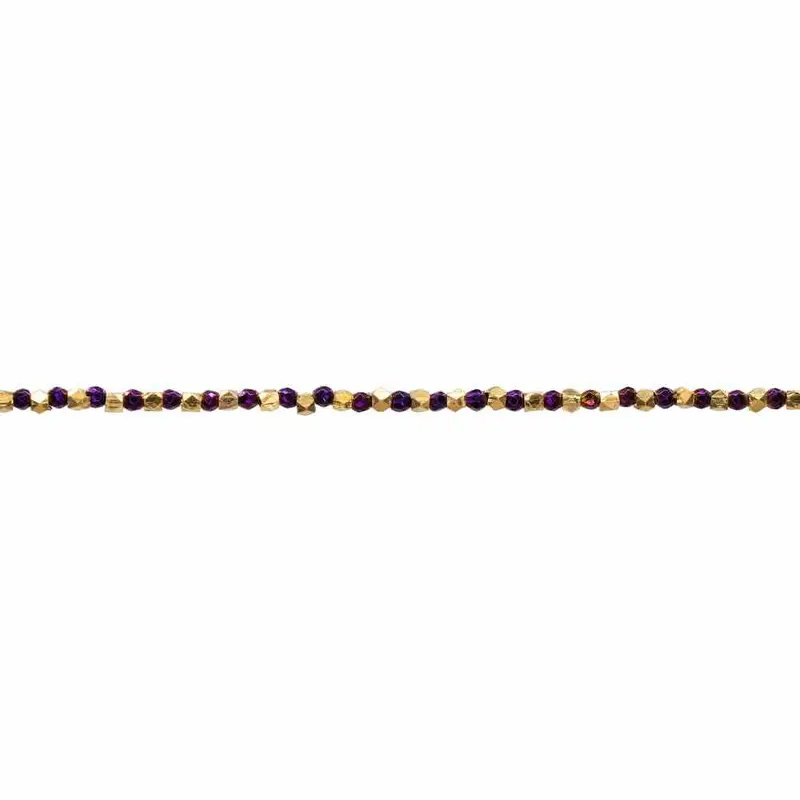 Une A une armband Jaipur Hematite violet