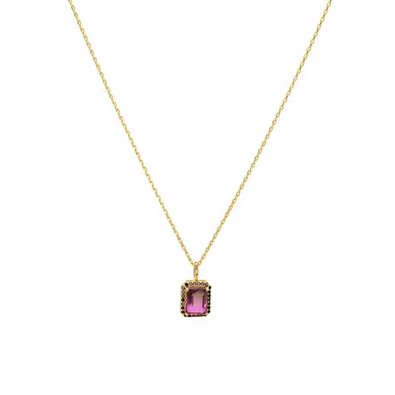 Une a Une ketting Sublime Grenat