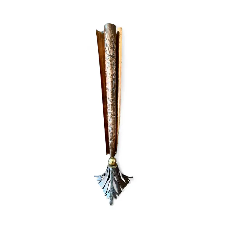 Unieke Brutalistische Tafellampenkap – Vintage 1970s