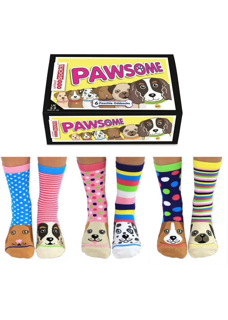 United Odd Socks 6 Ladies Socks Pawsome