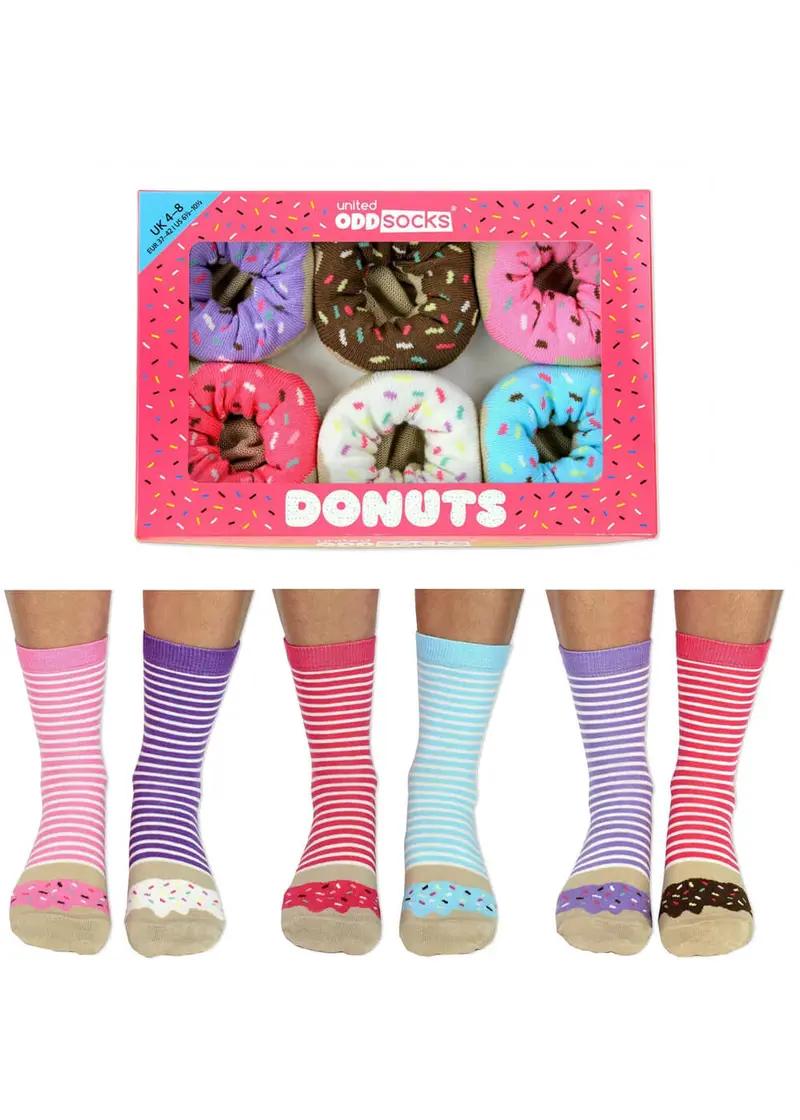 United Odd Socks 6 Women's Donut Socks