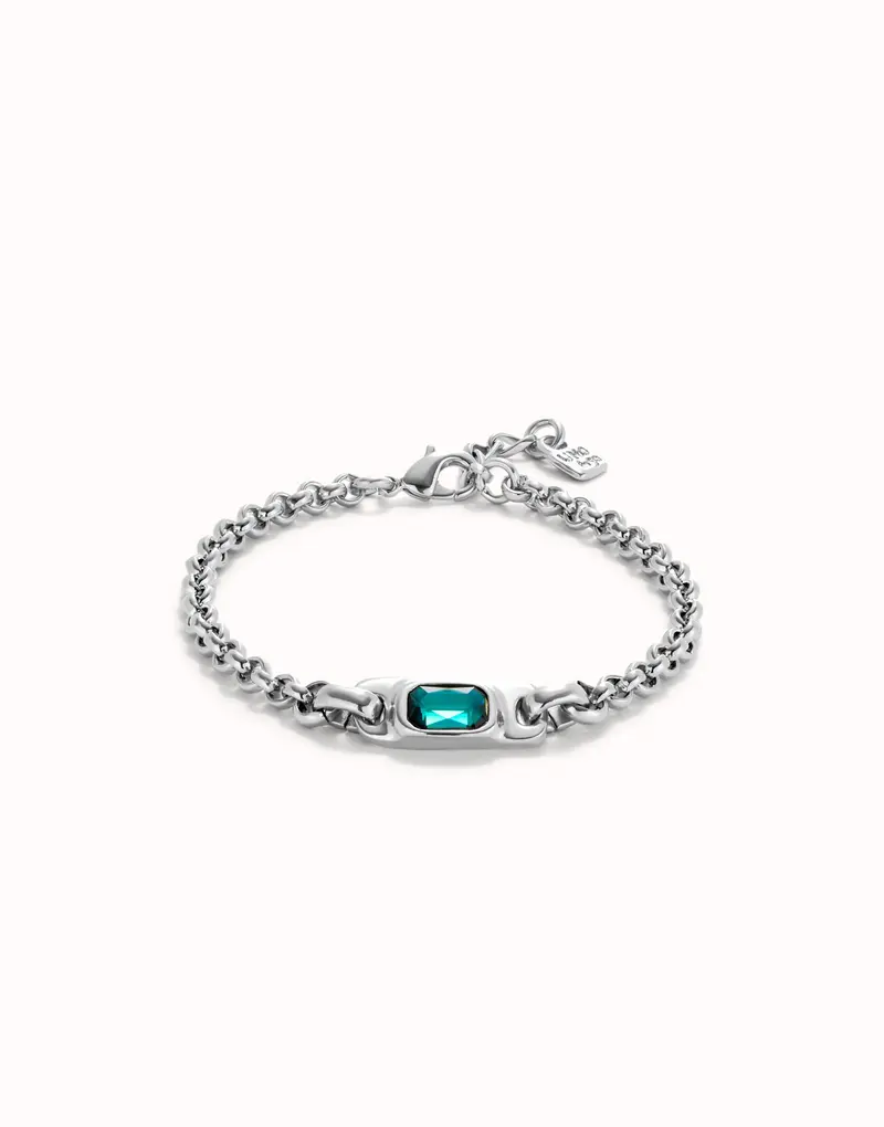 UNOde50 Armband Met Groene Kristallen (18CM)