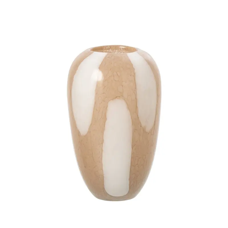 Vaas Dots Glas Licht Beige Wit Large J-Line
