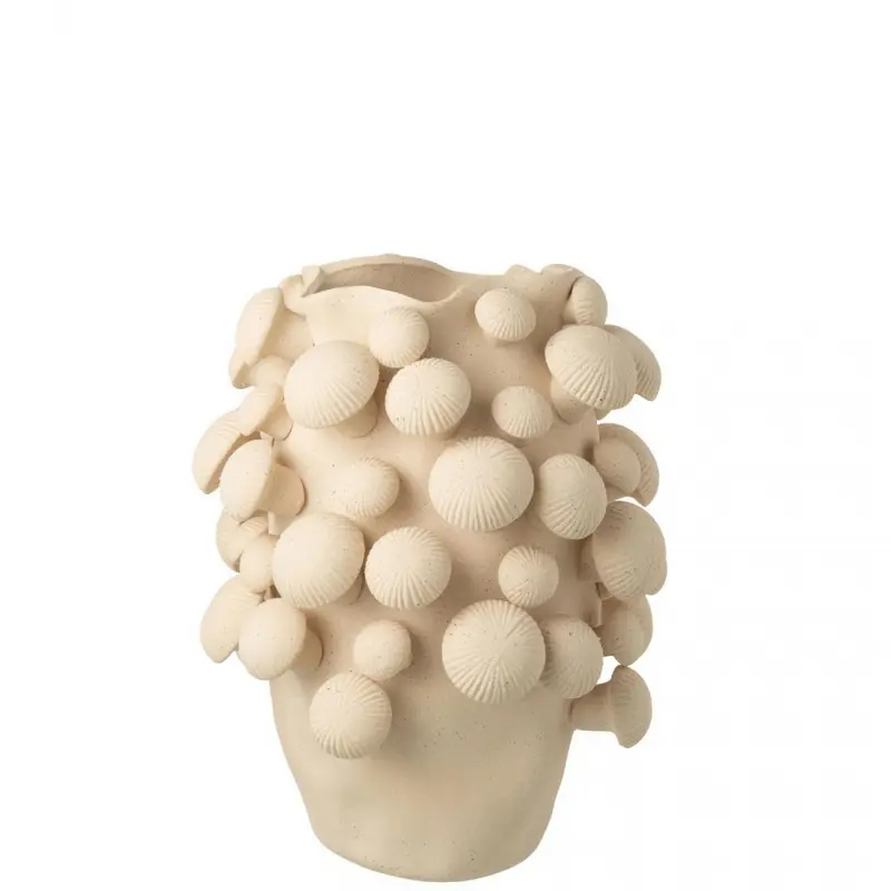 Vaas Fungi Keramiek Beige Large J-Line