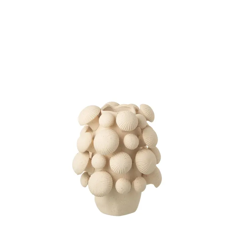 Vaas Fungi Keramiek Beige Small J-Line