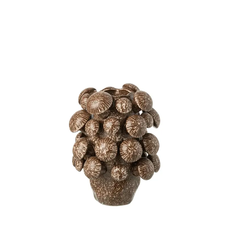 Vaas Fungi Keramiek Bruin Small J-Line