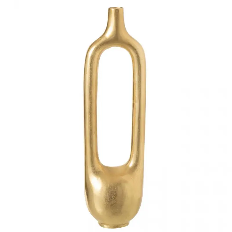 Vaas Holle Binnenkant Aluminium Goud Large J-Line