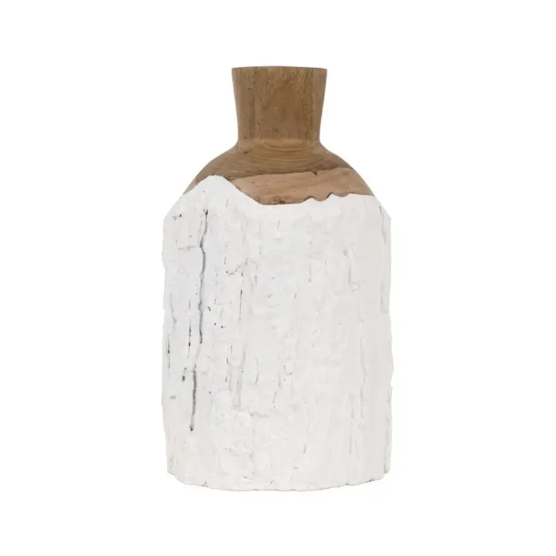Vaas Kent Hout Wit Small MUST Living