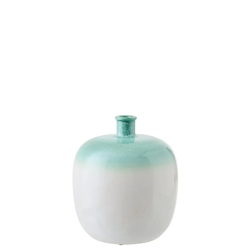 Vaas Keramiek Mintgroen/Wit J-Line