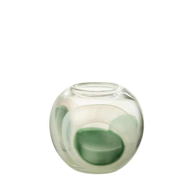 Vaas Livy Glas Groen/Wit/Transparant Small J-line
