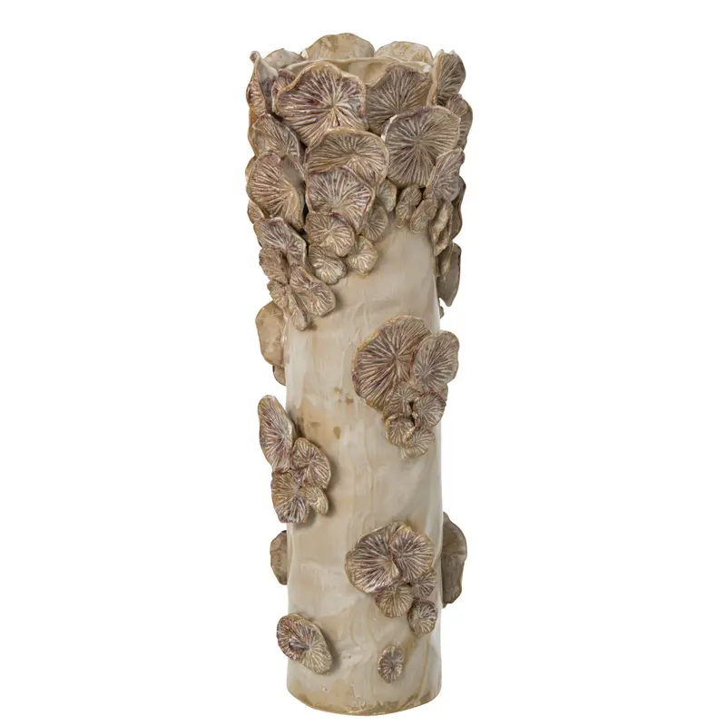 Vaas Paddenstoelen Keramiek Ecru Beige Large J-Line