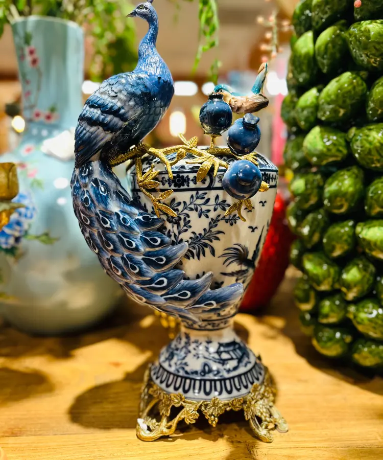 Vaas Pauw Blauw