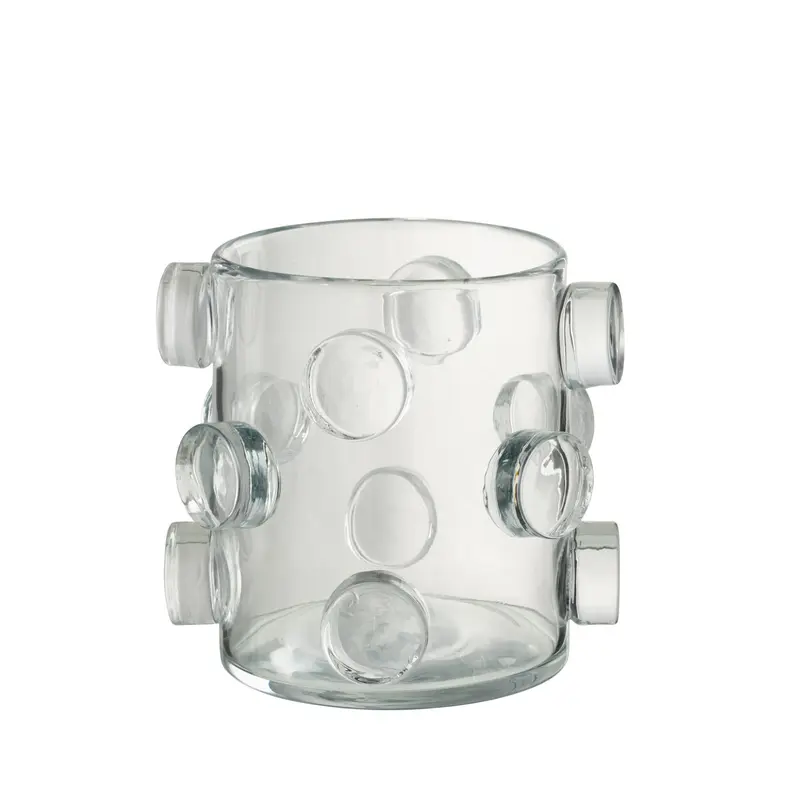 Vaas Pebbles Glas Transparant Small J-Line