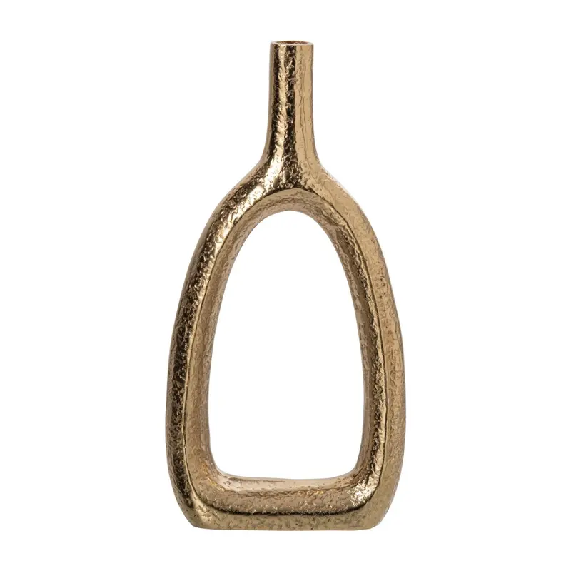 Vaas Soliflore Aluminium Goud Large J-Line