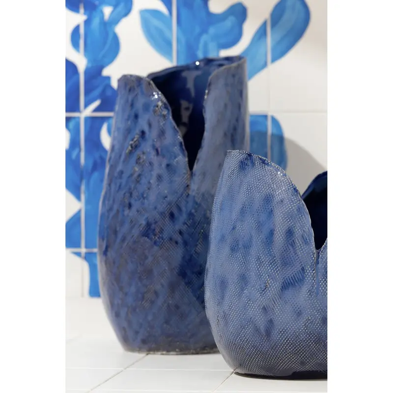 Vaas Thibault Keramiek Blauw Extra Large J-Line