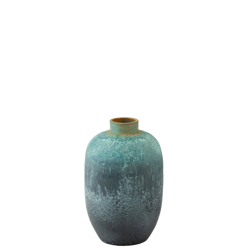 Vaas Vintage Keramiek Azuurblauw Small J-Line