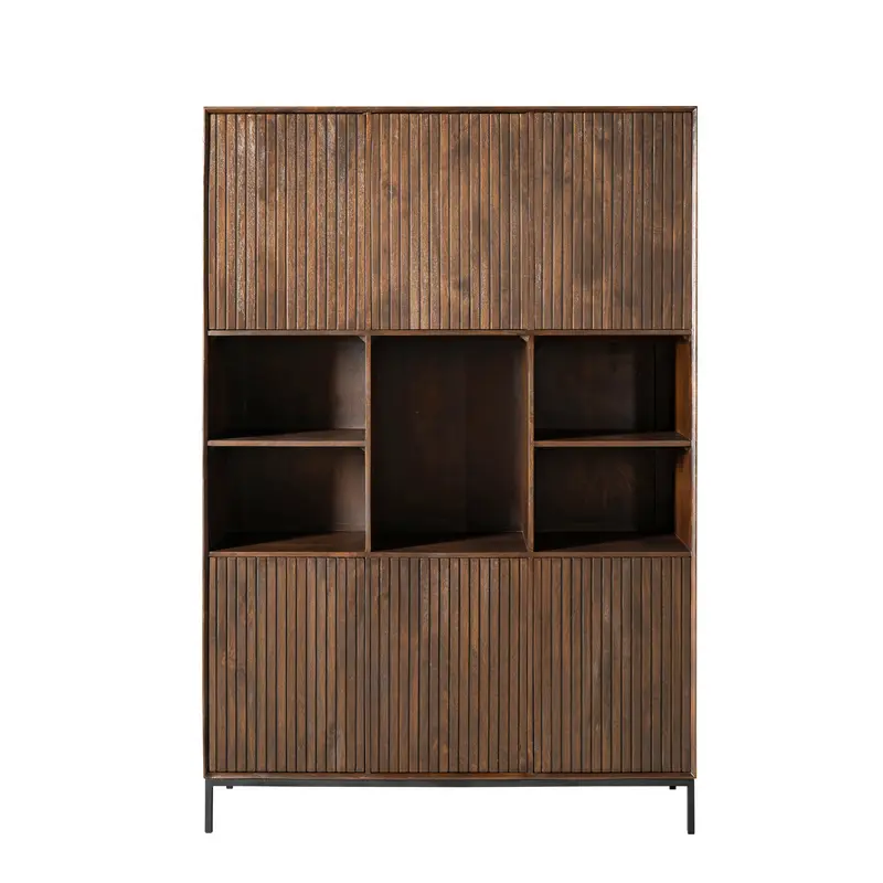 Vakkenkast Madison Mangohout Bruin 135cm Starfurn