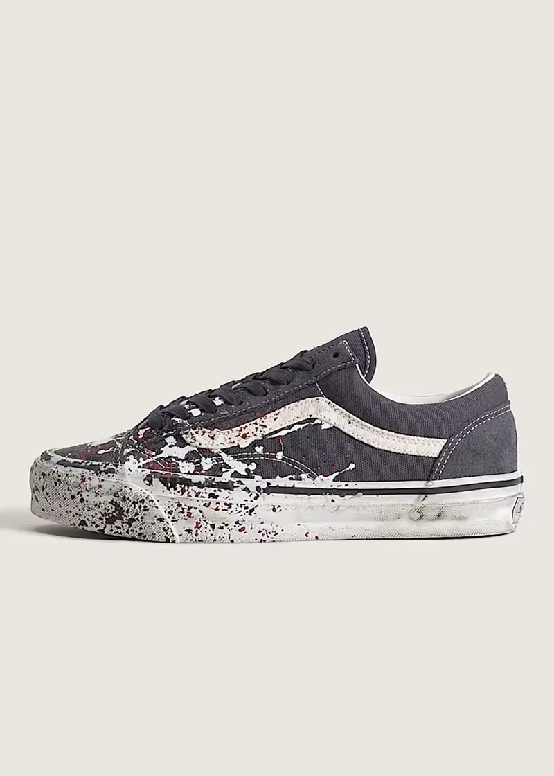 Vans LX Old Skool 36 Paint Splatter Shoes Grey