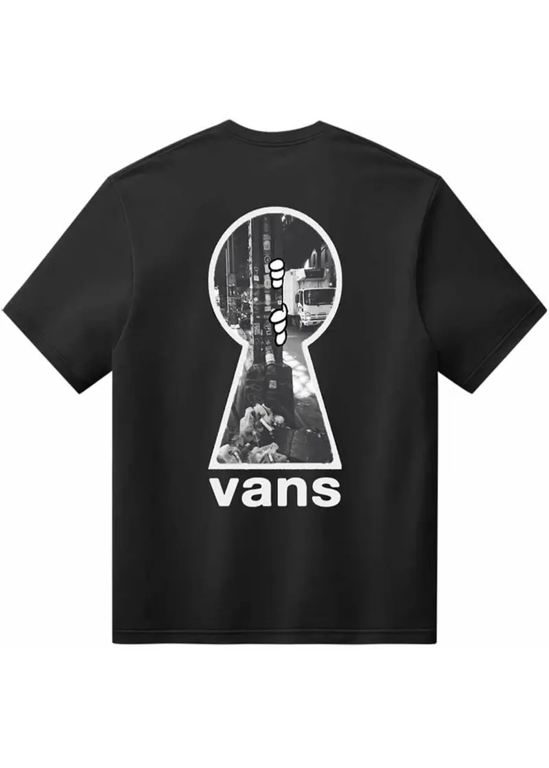Vans Men's Keyhole Classic SS T-Shirt Black