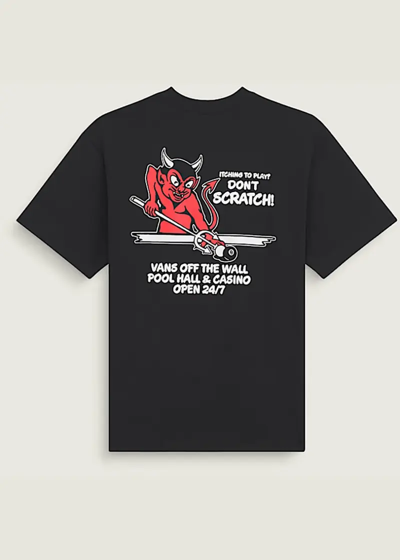 Vans Men's Old Scratch Devil T-Shirt Black