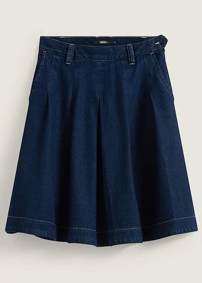 Vans Women's Authentic Chino Skirt Denim Dark Rinse