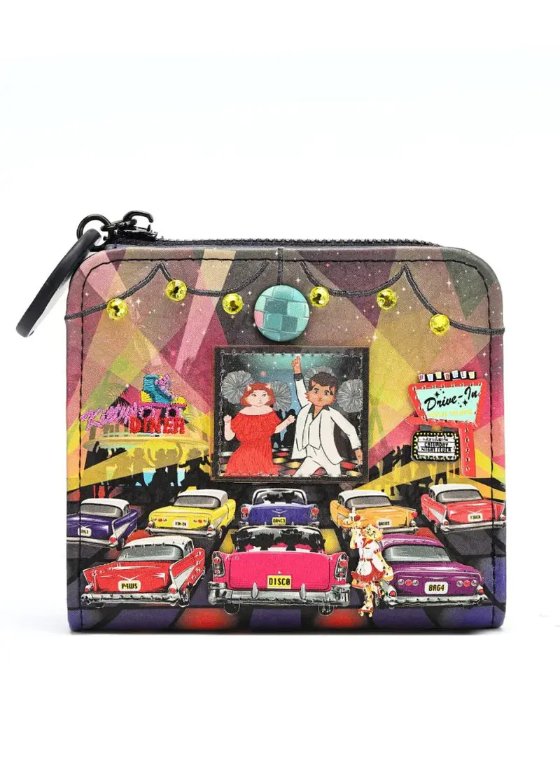 Vendula London Caturday Night Fever Flexcard Wallet