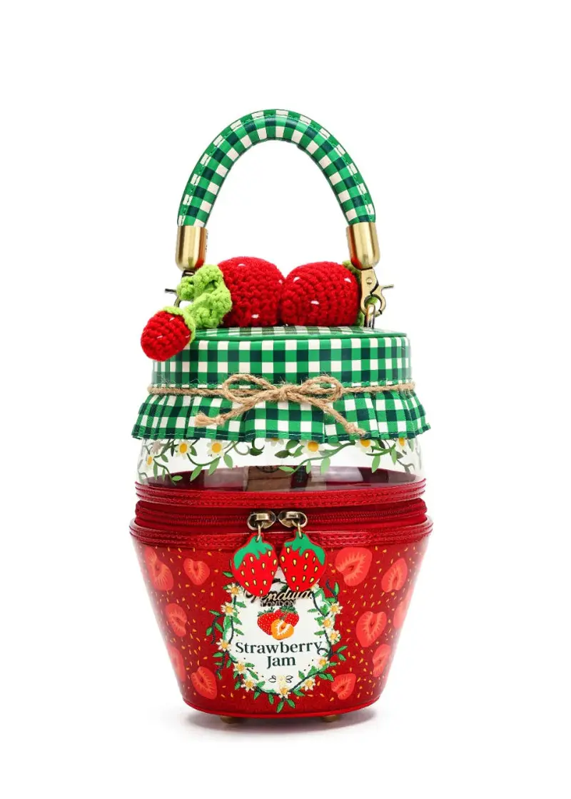 Vendula London Farmhouse Pantry Strawberry Jam Handbag