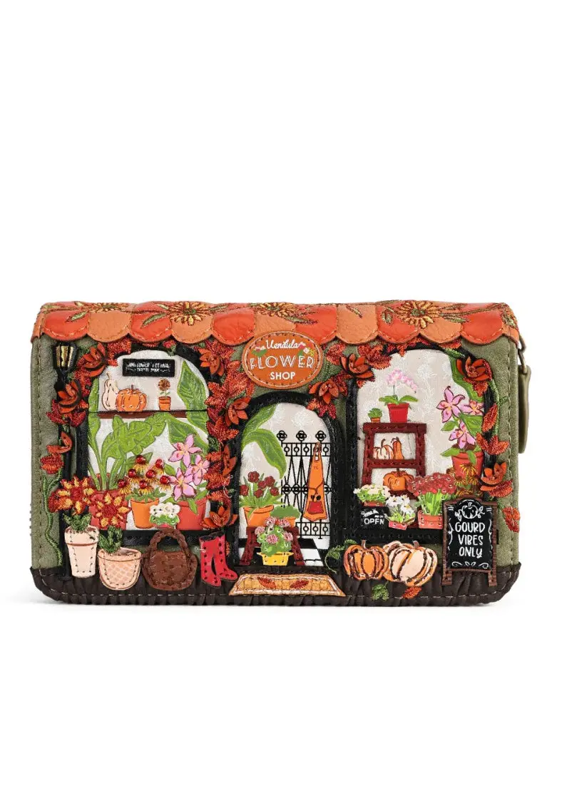 Vendula London Flower Shop Amber Edition Medium Wallet