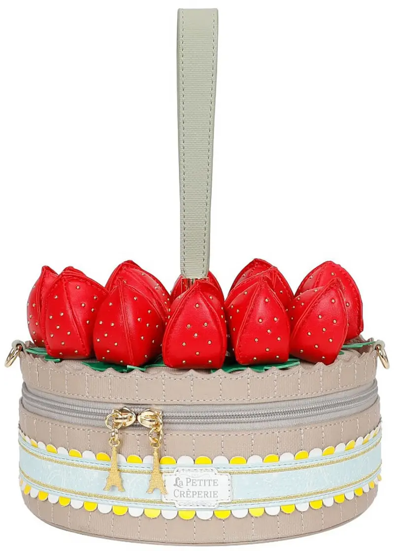 Vendula London La Petite Creperie Strawberry Tarte Bag