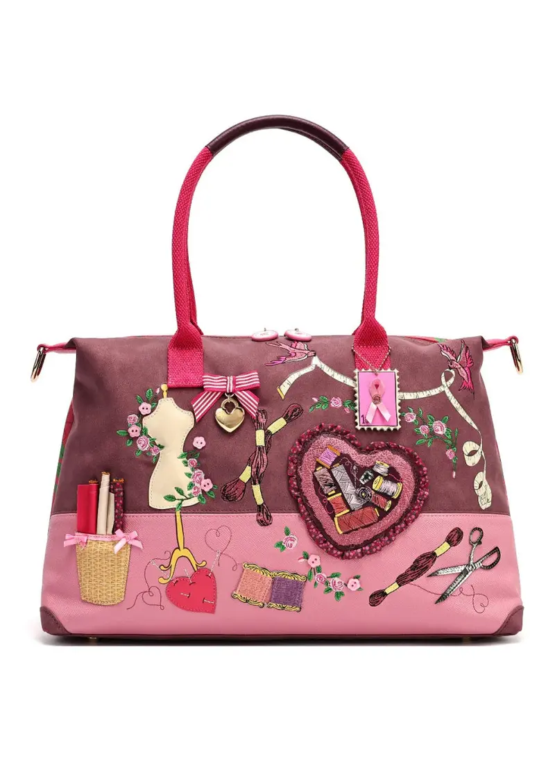 Vendula London Sewing Box Scrapbook Bonnie Weekender Bag