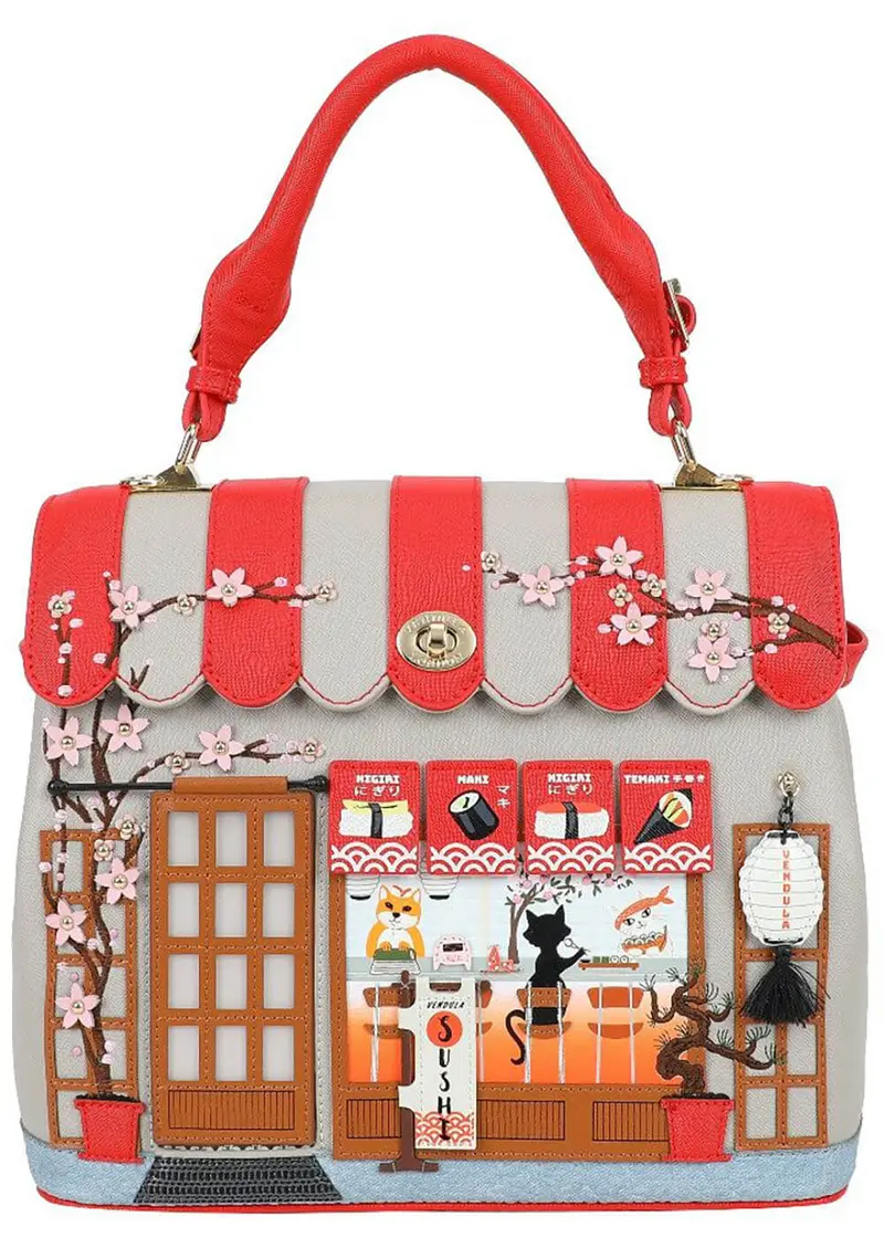 Vendula London Sushi Grace Grey Bag