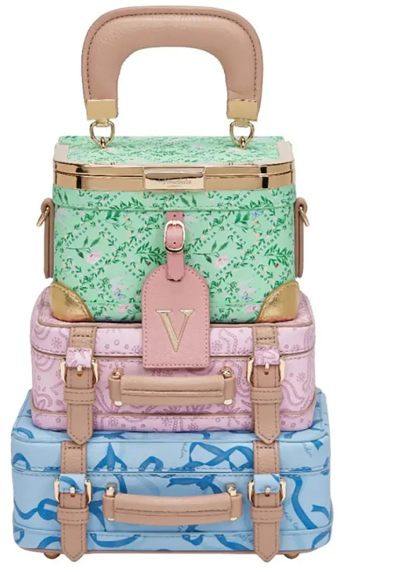 Vendula London The Grand Vendula Hotel Suitcase Stack Handbag