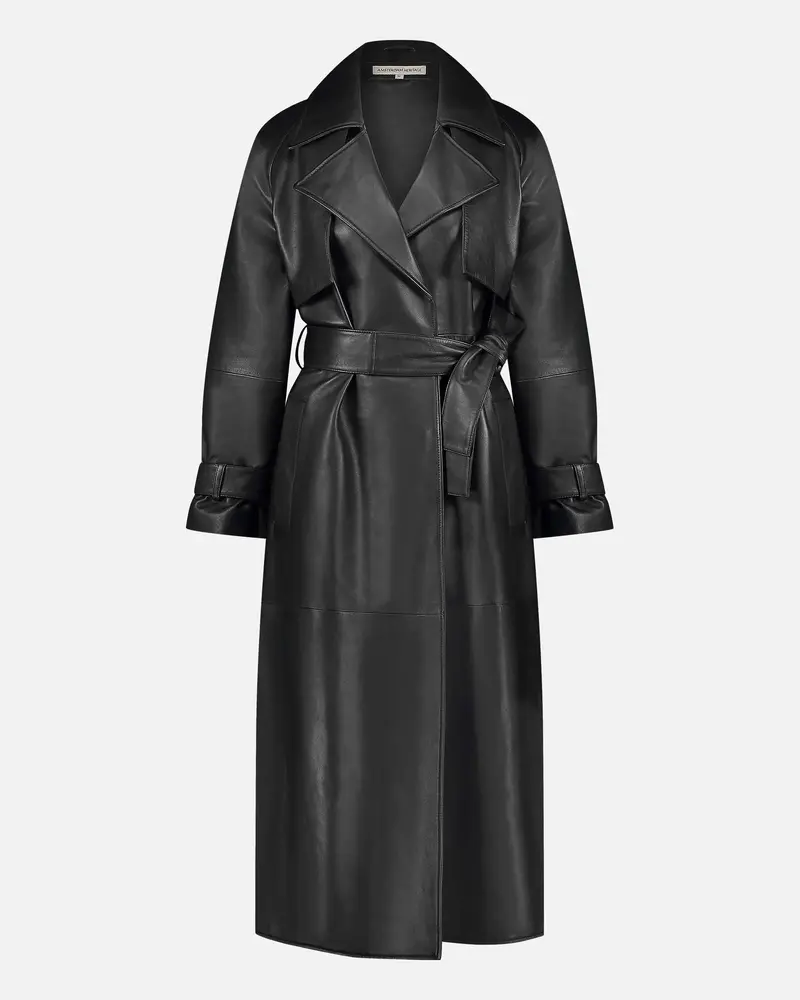 Venice │ Leren Trenchcoat
