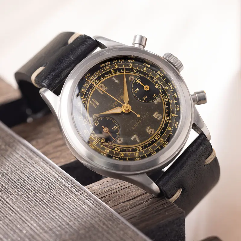 Vetta Ermetico Oversized Waterproof Chronograph mit grauem Zifferblatt Referenz 5347