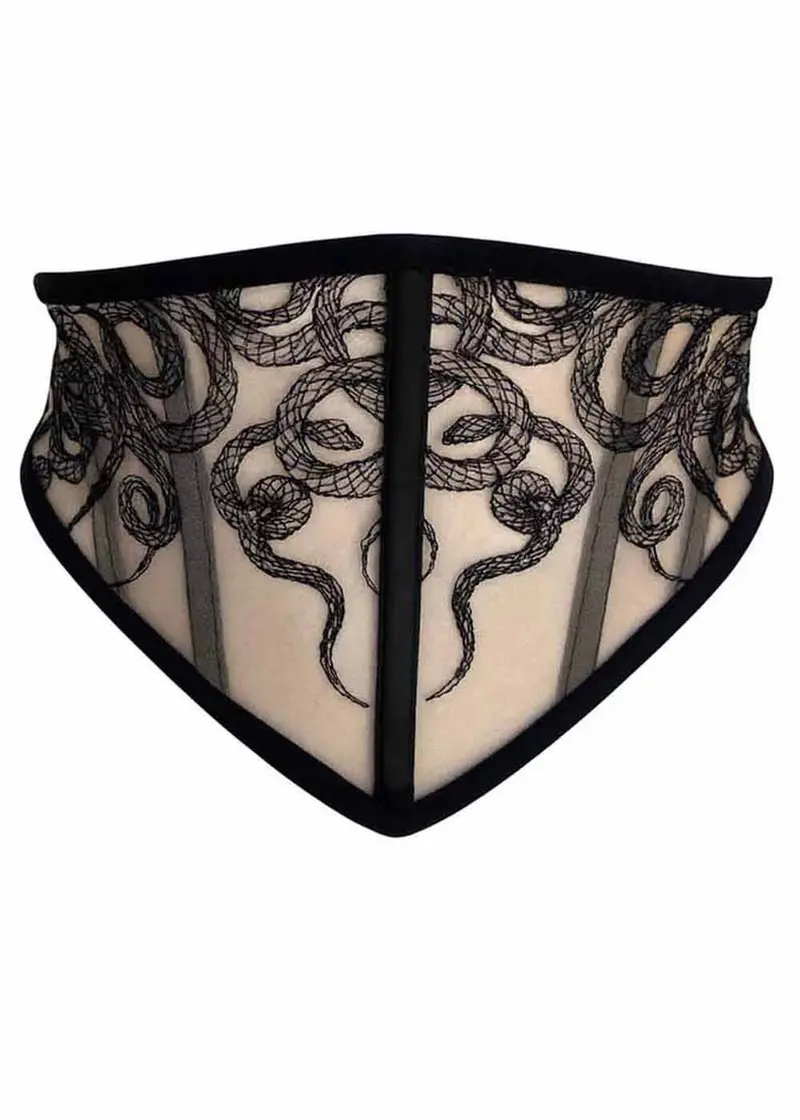 Videnoir Aspidis Corset Belt Nude