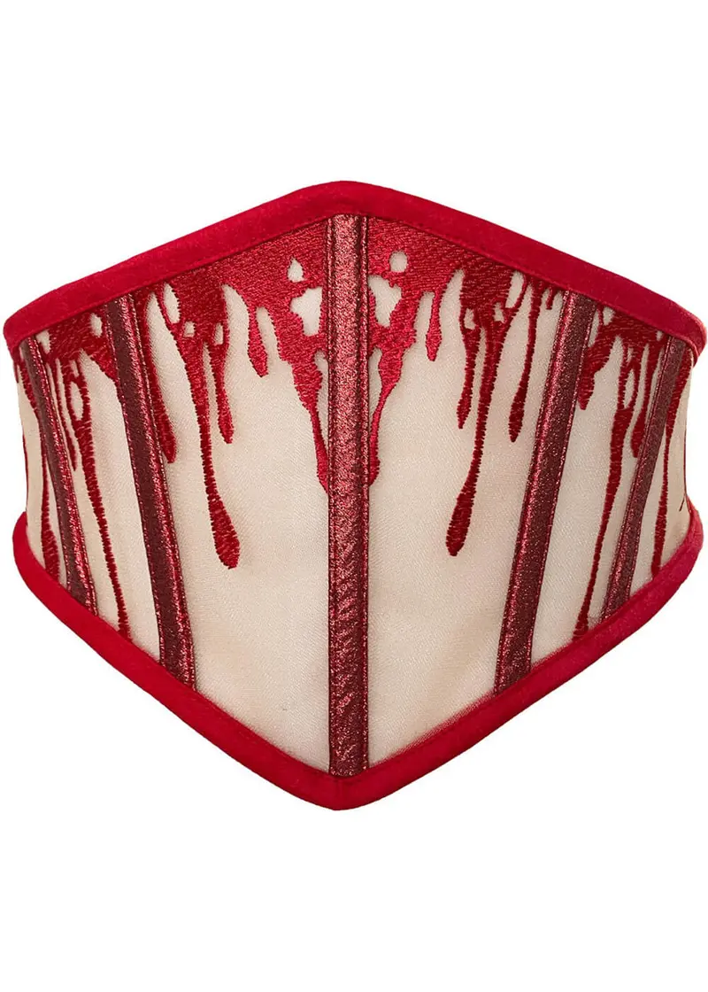 Videnoir Crimson Blood Corset Belt